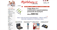 Desktop Screenshot of mojenakupy.cz