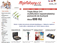 Tablet Screenshot of mojenakupy.cz